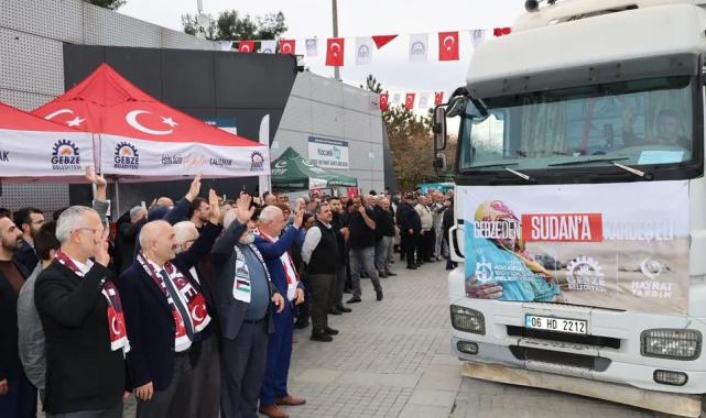 Gebze’den 10 tır Sudan’a uğurlandı
