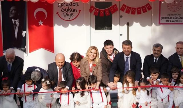 Gülben Ergen 60. Anaokulu’nu Adıyaman’da açtı