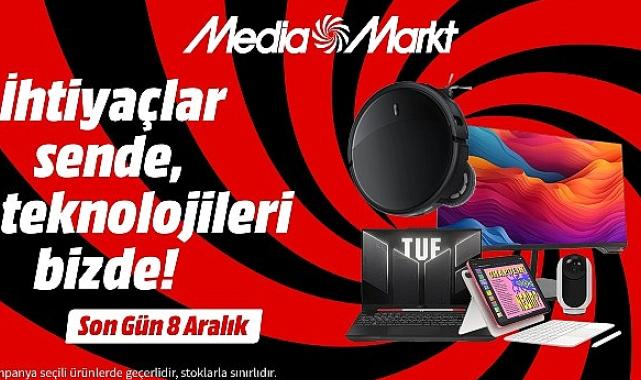 “İhtiyaçlar Sizde Teknolojileri MediaMarkt’ta” Kampanyası ile teknoloji alışverişinin tam zamanı!