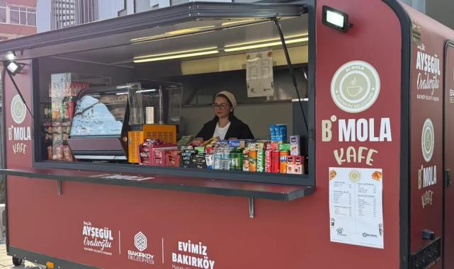 İstanbul Bakırköy’de B’Mola Karavan Kafe hizmete açıldı