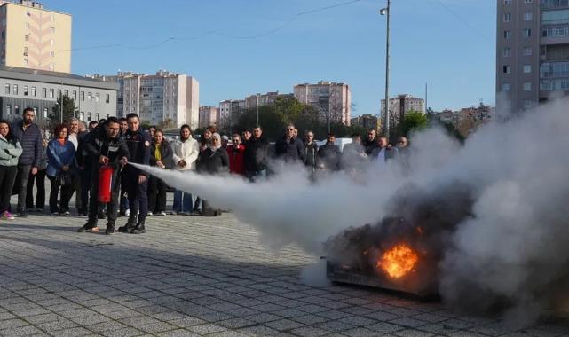 İstanbul Beylikdüzü Belediyesi çalışanlarına ‘yangın güvenlik’ eğitimi