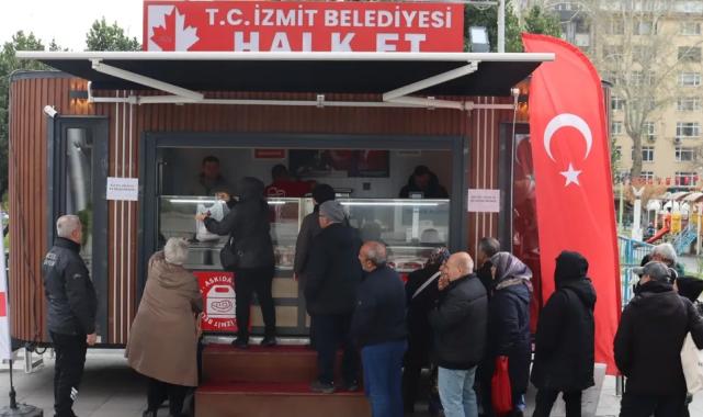 İzmit’te Halk Et yoğun ilgi gördü