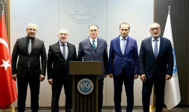 Kayseri Üniversitesi Şeref Malkoç’u ağırladı