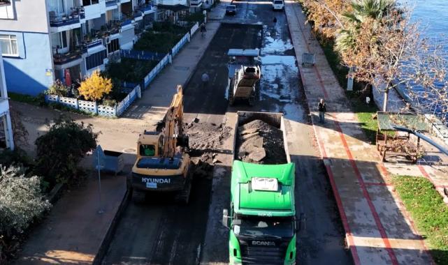 Kocaeli Gölcük Halıdere Sahil Caddesi’ne kapsamlı yenileme
