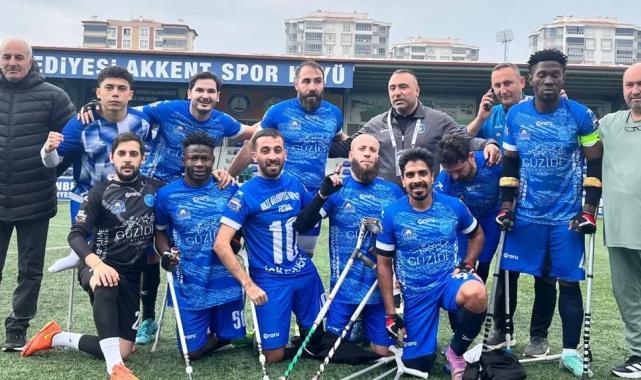 Kocaeli’de Ampute Futbol Takımı lige fırtına gibi başladı