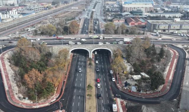 Konya Marangozlar Köprülü Kavşağı’nda iki şerit açıldı