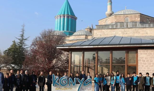 Konya’da öğrenciler tarihi kültürel mekanlarını keşfediyor
