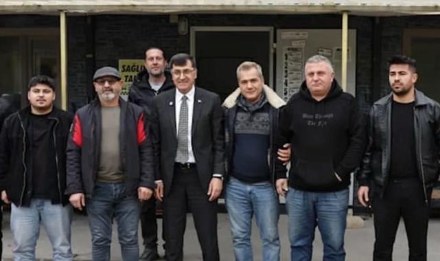 Kütahya’da Başkan Kahveci’den taksi duraklarına ziyaret