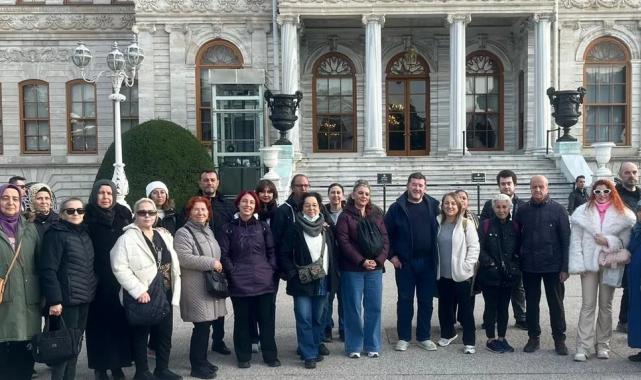 Maltepeliler, Dolmabahçe Sarayı’nı ziyaret etti