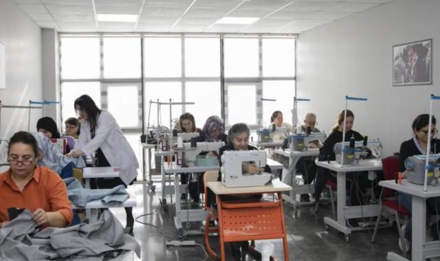 Mersin’de giyim üretim kurslarına yoğun ilgi