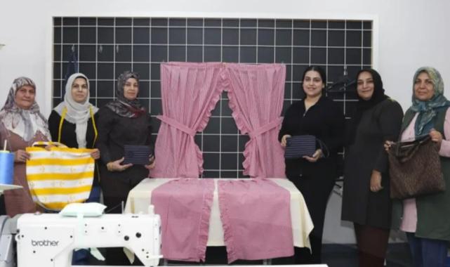 Mersin’de özel  birey annelerine dikiş kursu