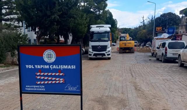 Muğla’dan Datça’nın yolları etap etap yenileniyor