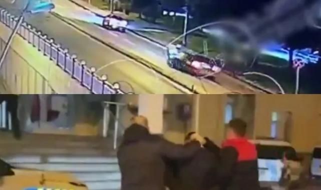 Polislerin üzerine araç sürdü, tutuklandı