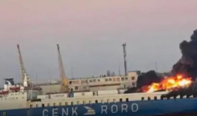 Rusya, Türk yük gemisini vurdu