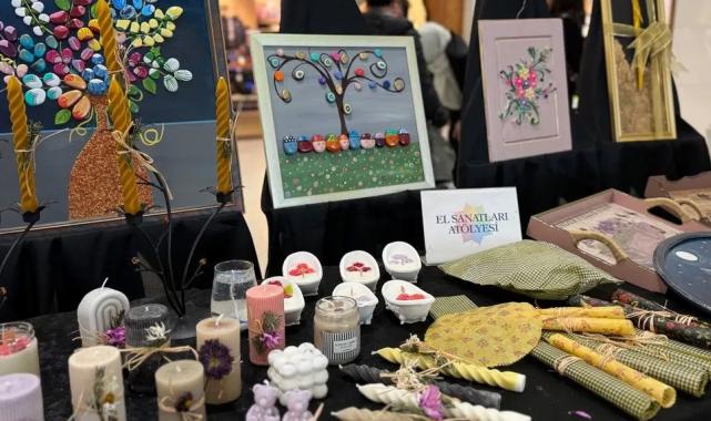 Sakarya’da Engelsiz Hobi Atölyesi ürünleri ilgi gördü