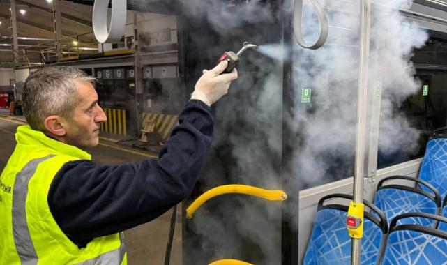 Sakarya’da toplu taşımada hijyen üst seviyede
