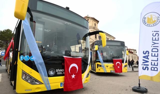 Sivas’ta ulaşım filosu güçleniyor