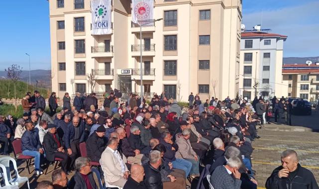 TOKİ’nin 105 sosyal konutu Pazaryeri’nde hak sahiplerine teslim edildi
