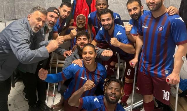 Trabzon Ampute Futbol Takımı sahasında galip