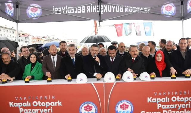 Trabzon Vakfıkebir’e modern pazaryeri ve otopark
