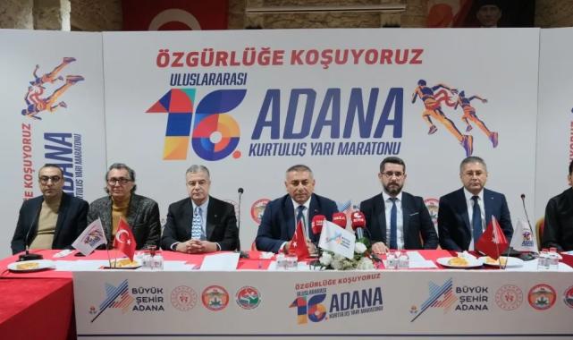 16. Uluslararası Adana Kurtuluş Yarı Maratonu yarın koşulacak