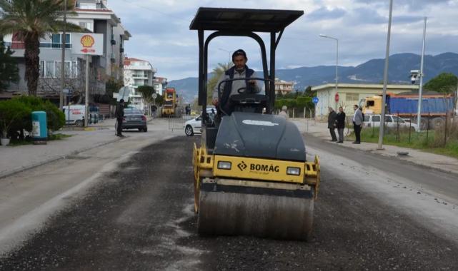 Antalya Büyükşehir’den Kestel yoluna bakım onarım