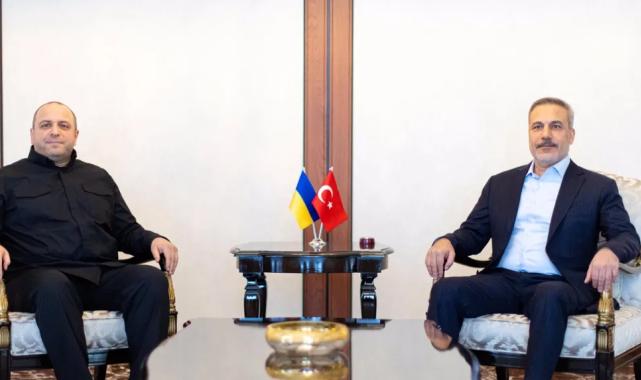 Bakan Fidan, Ukrayna Ulusal Güvenlik ve Savunma Konseyi Sekreteri Umerov’la görüştü