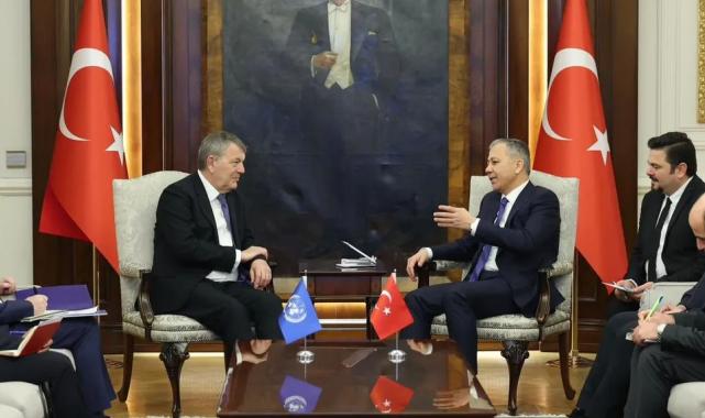 Bakan Yerlikaya, UNRWA Genel Komiseri Lazzarini ile görüştü