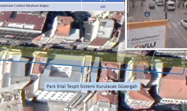 Balıkesir’de park ihlallerine yönelik kamera takip sistemi devreye alınıyor