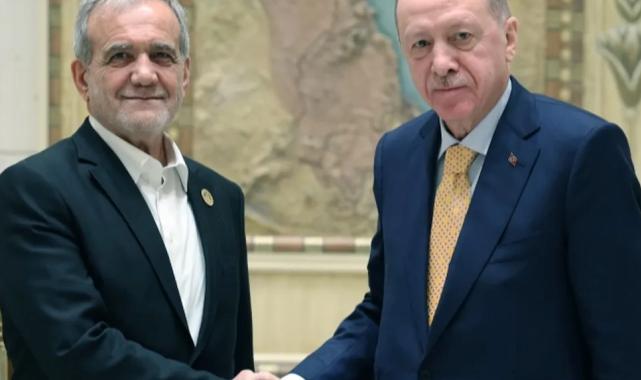 Cumhurbaşkanı Erdoğan, İranlı mevkidaşıyla görüştü