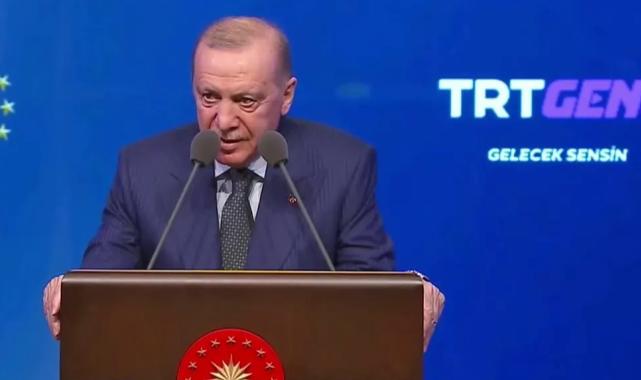 Cumhurbaşkanı Erdoğan TRT’nin ‘Genç’ kanalını açtı