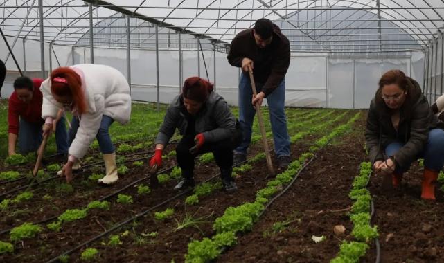 Kadın ve gençler tarıma kazandırılıyor