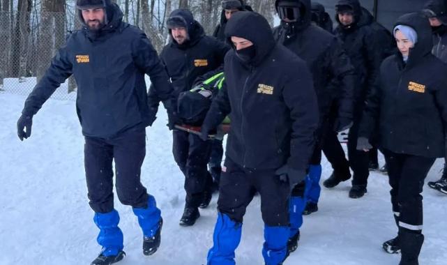 Kartepe Kuzuyayla’da kış tatbikatı