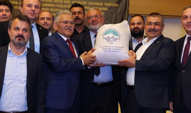 Kayseri Büyükşehir’den üreticiye 12 milyonluk destek
