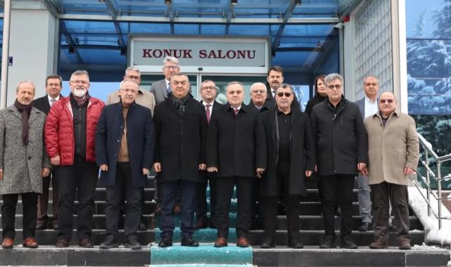 KAYSO yönetimi ERÜ’nün projelerini dinledi