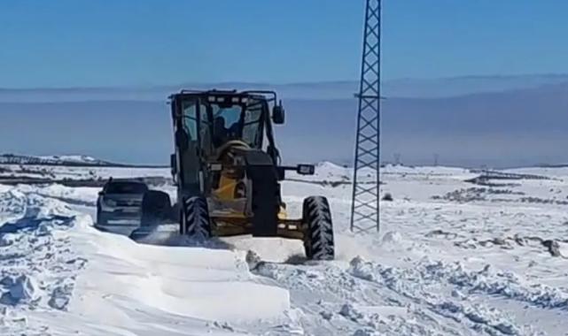 Malatya’da karla mücadele sürüyor
