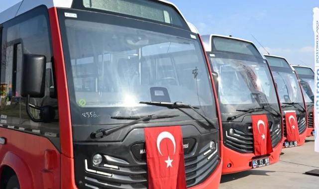 Manisa’da toplu taşımaya 12 yeni araç