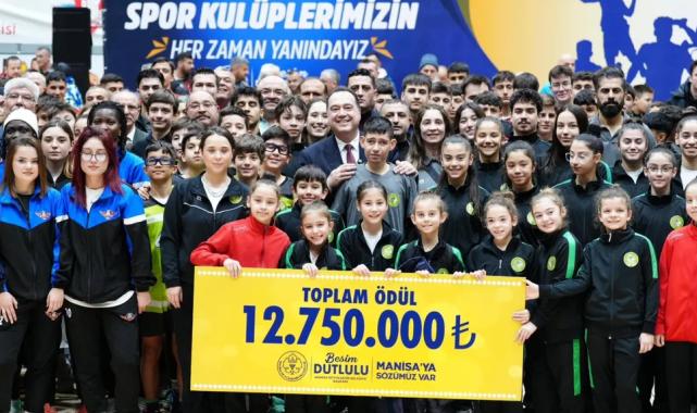 Manisa’dan amatör sporda 123 kulübe maddi destek