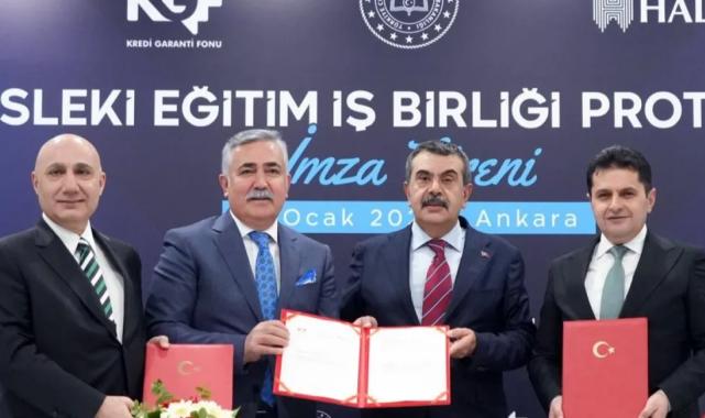 Mesleki eğitimde girişimcilik desteği… 3,7 milyar TL’lik protokol imzalandı