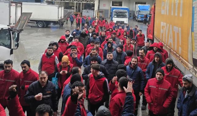 Migros depo işçileri ülke genelinde iş bıraktı!