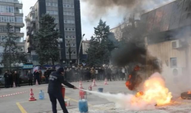 SHGM’de yangınla mücadele tatbikatı