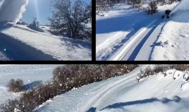 Tunceli’de karla mücadele: 223 köy yolu açıldı