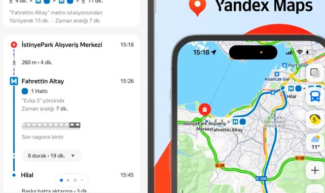 Yandex Maps, en uygun metro vagonu öneriyor