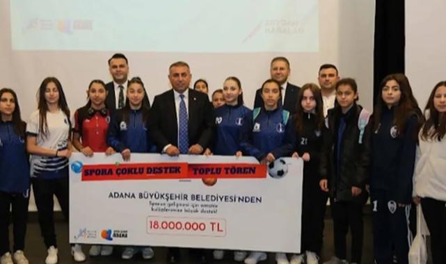 Adana Büyükşehir Belediyesi’nden amatör spor kulüplerine destek