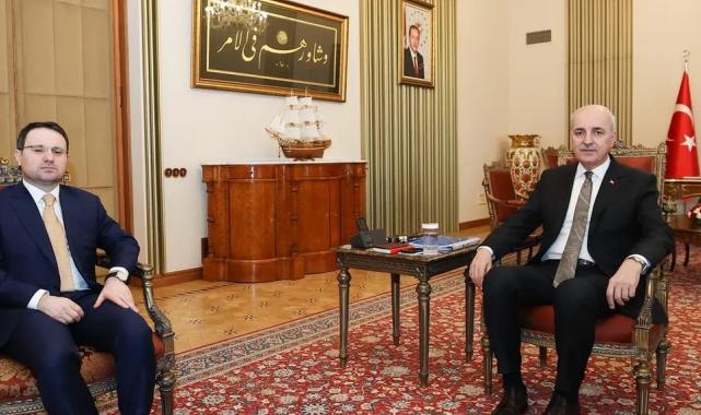 Bakan Gürlek’ten TBMM Başkanı Kurtulmuş’a ziyaret