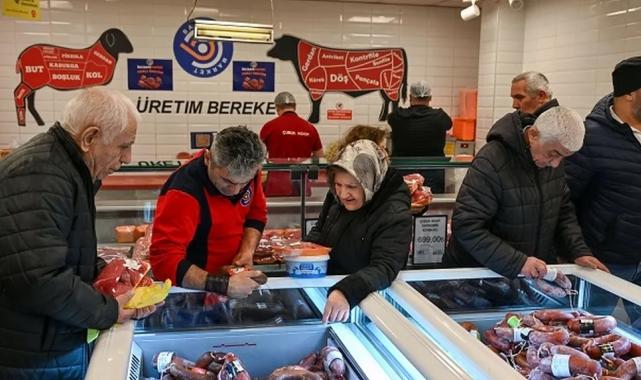 Başkent Market’te et satışı tam gaz