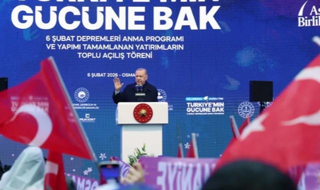 Cumhurbaşkanı Erdoğan: 86 milyon olarak küllerimizden yeniden doğduk