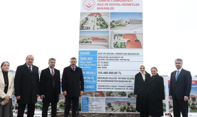 Erzurum’a modern huzurevi ve yaşlı bakım merkezi kuruluyor
