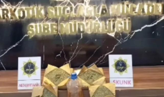 Erzurum’da uyuşturucu operasyonu: 9 kilo madde ele geçirildi