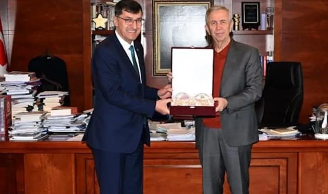 Eyüp Kahveci’den Mansur Yavaş’a ziyaret